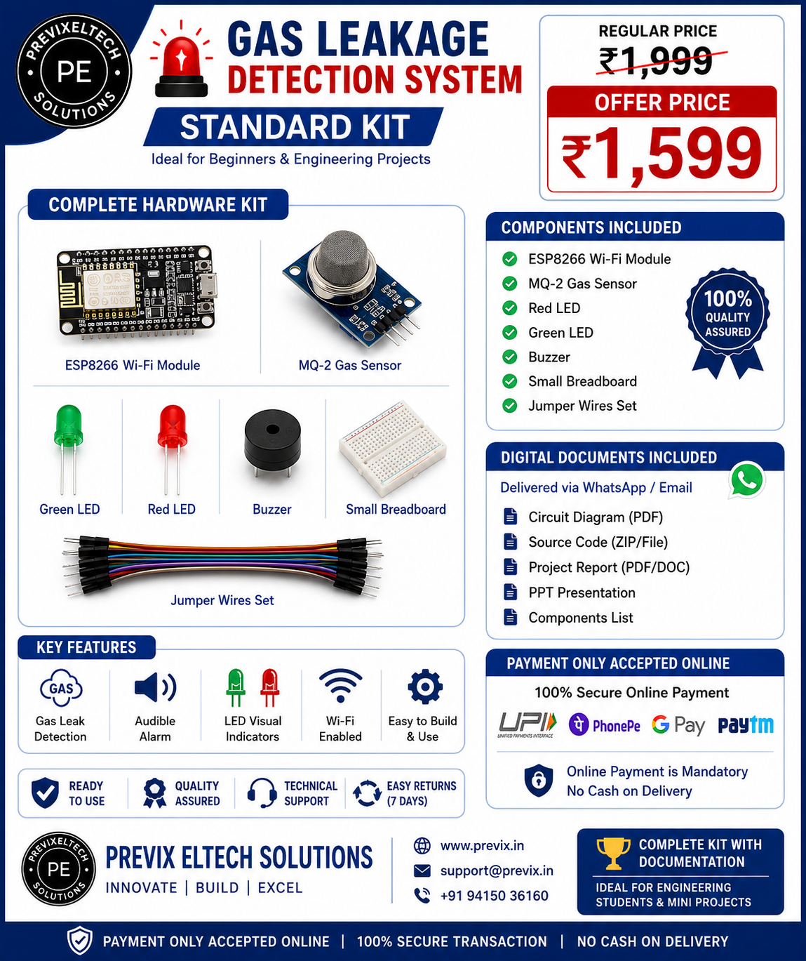 Gas Leakage Detection System - Detail Connection